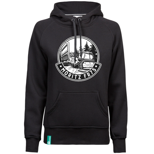 Damen Hoodie Moritz Fr75, schwarz