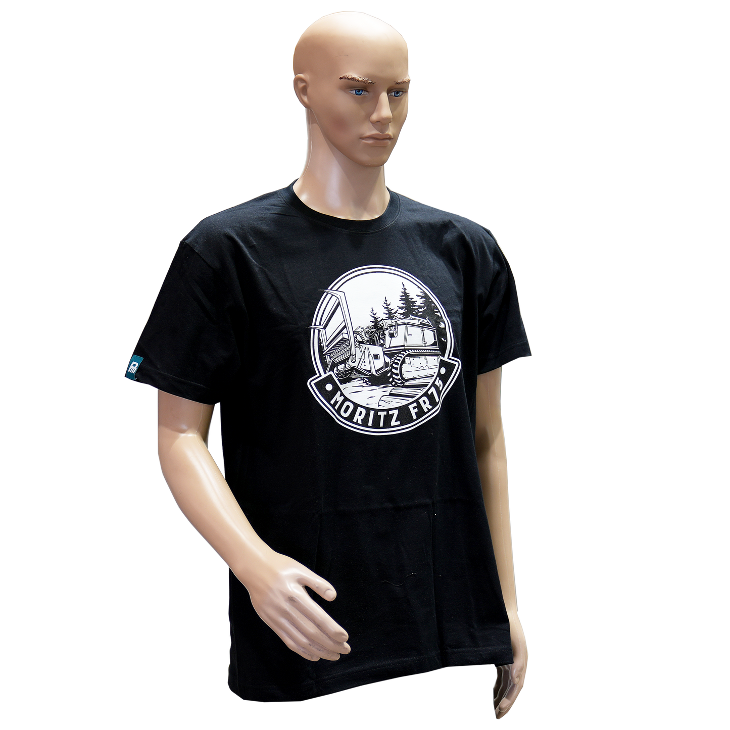 Herren T-Shirt Moritz Fr75, schwarz