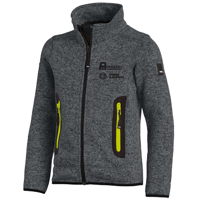 Kinder Strick-Fleece-Jacke