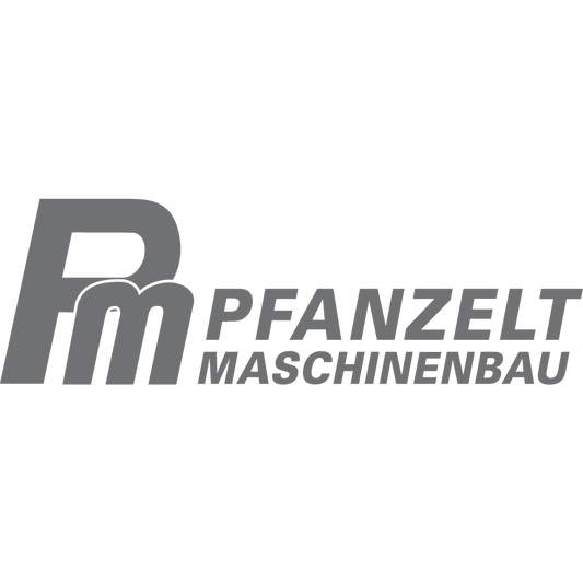 Maschinenaufkleber Pfanzelt, silber