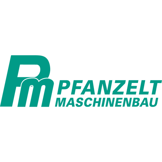 Maschinenaufkleber Pfanzelt, türkis, groß