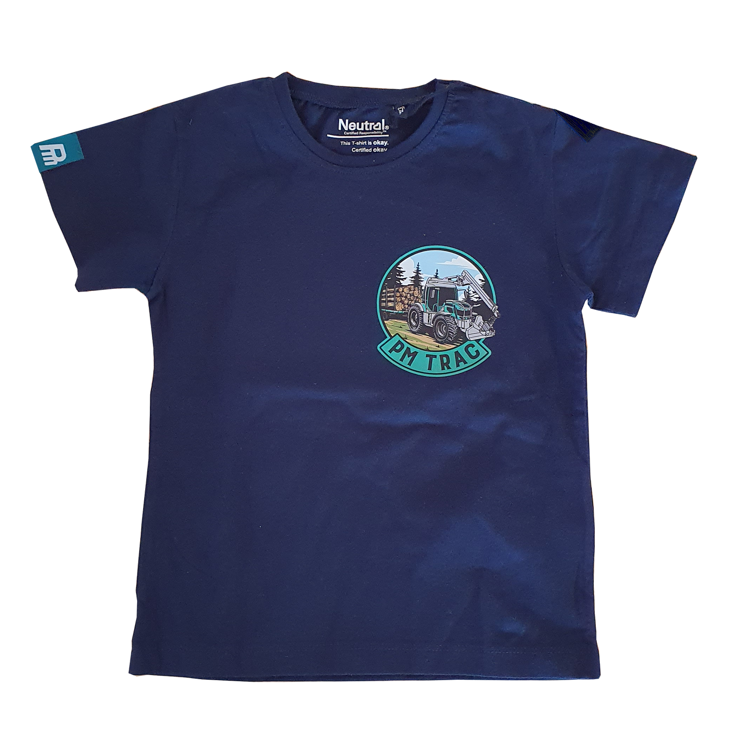 Kinder T-Shirt, Pm Trac, dunkelblau