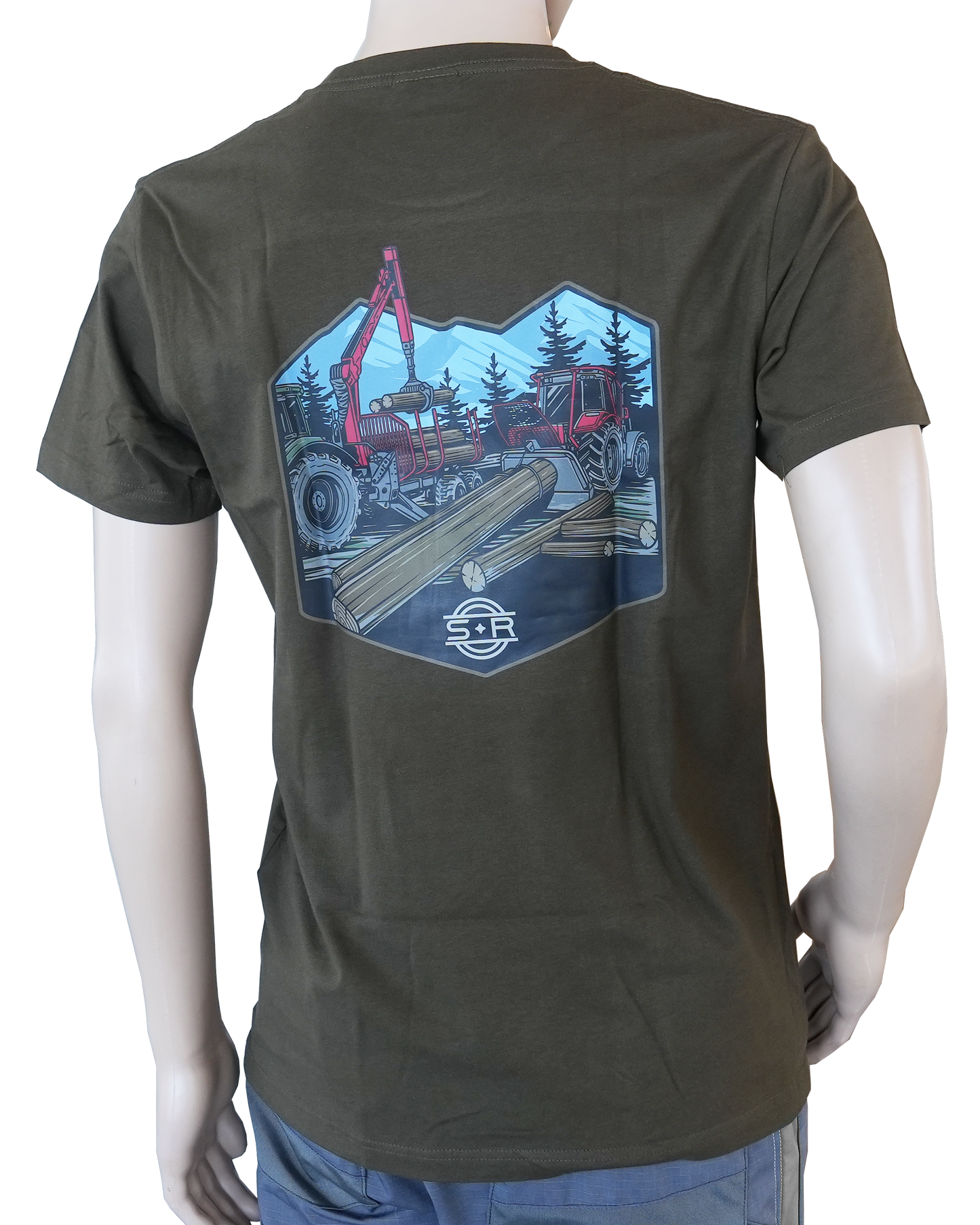 Herren T-Shirt Schlang & Reichart, oliv