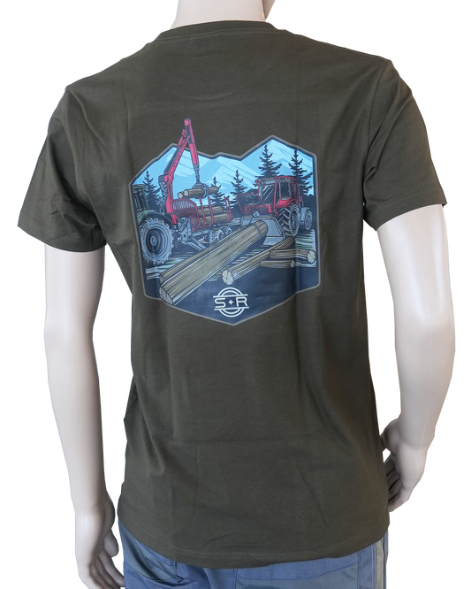 Herren T-Shirt Schlang & Reichart, oliv