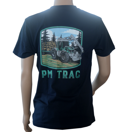Herren T-Shirt, Pm Trac, dunkelblau